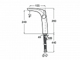 Смеситель Roca Insignia для раковины с донным клапаном, 5A3A3AC00