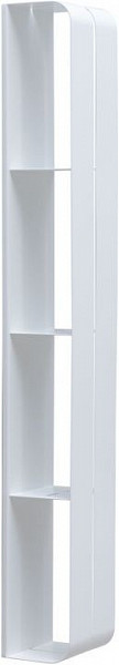 Полка Aquanet Магнум 15x100 белая матовая, вертикальная 00302238