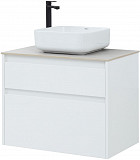 Тумба под раковину Aquanet Nova Lite 75 белый (2 ящика) 00242272