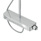 F078F700 Func, душ.система: см-ль-полка д/ванны/душа, душ.штанга, верхн. душ квадр., ручн.душ, хром