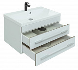 Тумба под раковину Aquanet Верона 75 New белый матовый 00272422