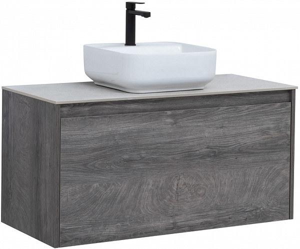 Тумба под раковину Aquanet Nova Lite 100 дуб рошелье (1 ящик) 00242579