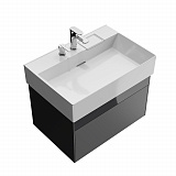 Тумба Kerama Marazzi LOGICA подвесная 2 ящика 70 см, стальной серый