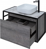 Тумба под раковину Aquanet Nova Lite Loft 90 R дуб рошелье 00261655
