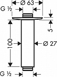 Удлинение Hansgrohe 27479000