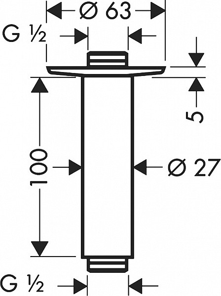 Удлинение Hansgrohe 27479000
