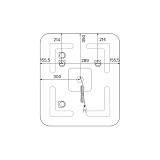 Зеркало, 60 см, Edifice, ID, ЗЛП108