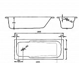 Стальная ванна BLB Atlantica 180x80 B80A