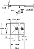 Мойка кухонная Grohe K500 31648AT0