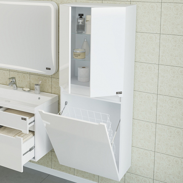 Колонна Лондон 60 подвесная с бельевой корзиной Санта 524005