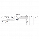 Раковина Laufen Ino 8.1330.2.000.104.1 90 см, правая