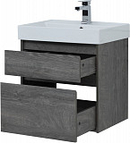 Тумба под раковину Aquanet Nova Lite 60 дуб рошелье (2 ящика) 00242577