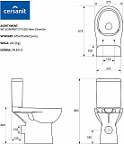 Унитаз-компакт Cersanit Etiuda Clean On 010 3/6