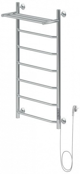 Полотенцесушитель электрический Aquanet Fiona 100х50 Тэн справа, с полкой 00282000
