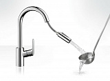 Смеситель для кухни HANSGROHE Focus 31815000 с вытяжным изливом