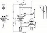 Смеситель Ideal Standard Connect Air A7013AA для раковины с донным клапаном