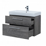 Тумба под раковину Aquanet Nova 85 (Slim Synergy) дуб рошелье, 2 ящика 00249921