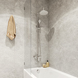 Смеситель с верхним душем, Rosco, Milardo, ROSSB1FM06