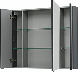 Зеркало-шкаф Aquanet Алвита 100 серый антрацит 00240113