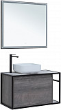 Тумба под раковину Aquanet Nova Lite Loft 90 L дуб рошелье 00261656