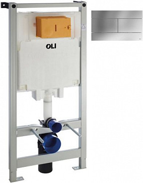 Инсталляция в комплекте с механической панелью слива OLI 80 300572mSl00