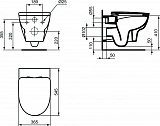 Унитаз подвесной Ideal Standard Esedra T365701