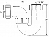 Сифон McAlpine MRBD1