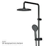 F0790022 Gem,душ.система,набор:верхн.душ d220 мм, ручн.душ 1ф-ция d 110 мм, душ.штанга 1030-1460 мм,