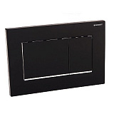 Смывная клавиша Geberit Delta 51 115.105.DW.1 черный глянец