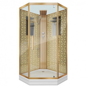 Душевая кабина Niagara Luxe 100х100 NG-7717GBK