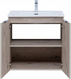 Тумба под раковину Aquanet Алвита New 70 2 дверцы, дуб веллингтон белый 00303906