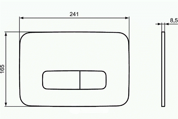Клавиша смыва Ideal Standard Oleas R0123AC