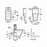 Унитаз (чаша) Roca Hall напольный 342629000