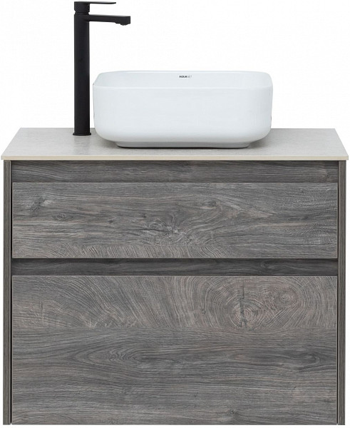 Тумба под раковину Aquanet Nova Lite 75 дуб рошелье (2 ящика) 00242273
