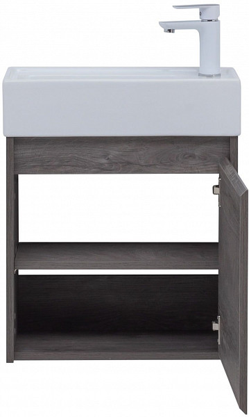 Тумба под раковину Aquanet Nova Lite 50 дуб рошелье (1 дверца) 00298854