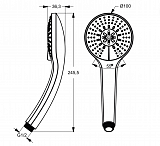 Душевая лейка Ideal Standard IdealRain B9403AA