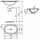 Раковина Ideal Standard Connect 55 см E5048MA