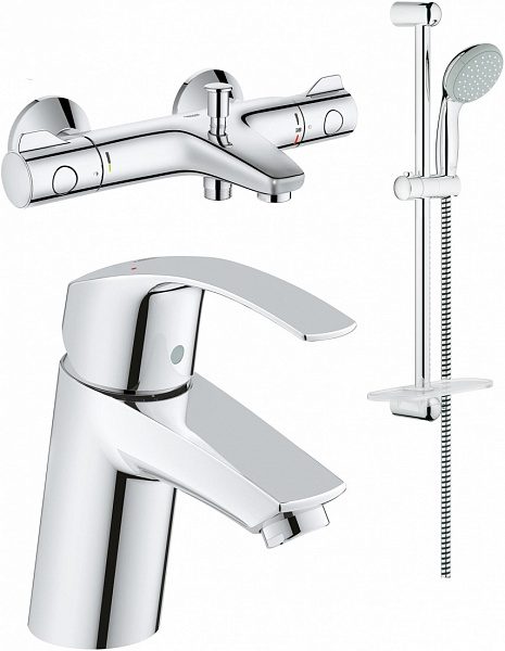 Комплект для ванной Grohe Grohtherm 800 124422