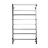 Евромикс П8 500х850 Электро (quick touch) Полотенцесушитель TERMINUS