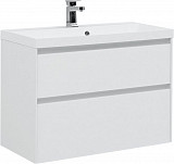 Тумба под раковину Aquanet Гласс 90 белый 00196960