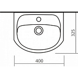 Мебельная раковина Манго 40