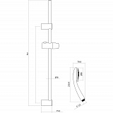 Душевой гарнитур VIBE Cersanit 63067
