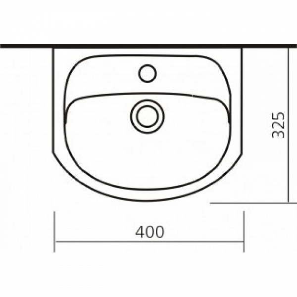 Мебельная раковина Манго 40