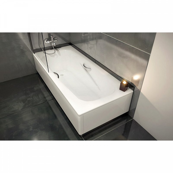 Стальная ванна BLB Universal HG 170x75 B75H с отверстиями под ручки