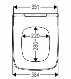 Крышка для чаши Roca Dama Senso ZRU9302819