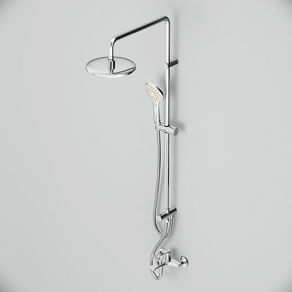 F40890A14 Gem набор 2в1: см-ль д/ванны/душа, верхний душ d 220 мм, ручн.душ 110 мм, 1 ф-ция, душевая