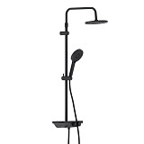 947730300 Apollo душевая система с ванно-душевым смесителем-полкой, черный