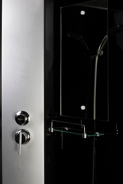 Душ.каб. NG-3512-14LBKT (1200х800х2100-2400) низкий поддон(13см) стекло ТОНИРОВАННОЕ 3 места