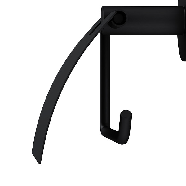 A85A341422 X-Joy, Держатель для туалетной бумаги с крышкой, черный