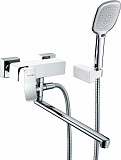 Смеситель для ванны с длинным изливом Wasserkraft Aller 1062LWHITE